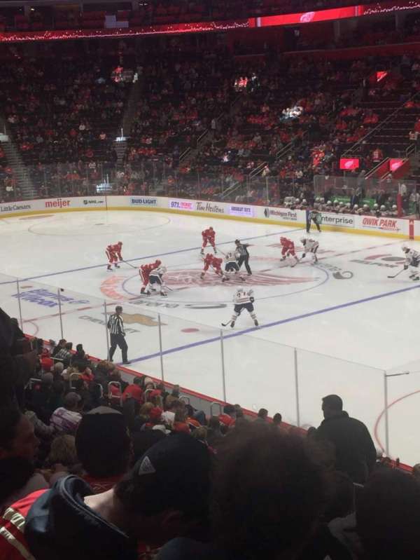 Little Caesars Arena, section: 105, row: 19, seat: 14