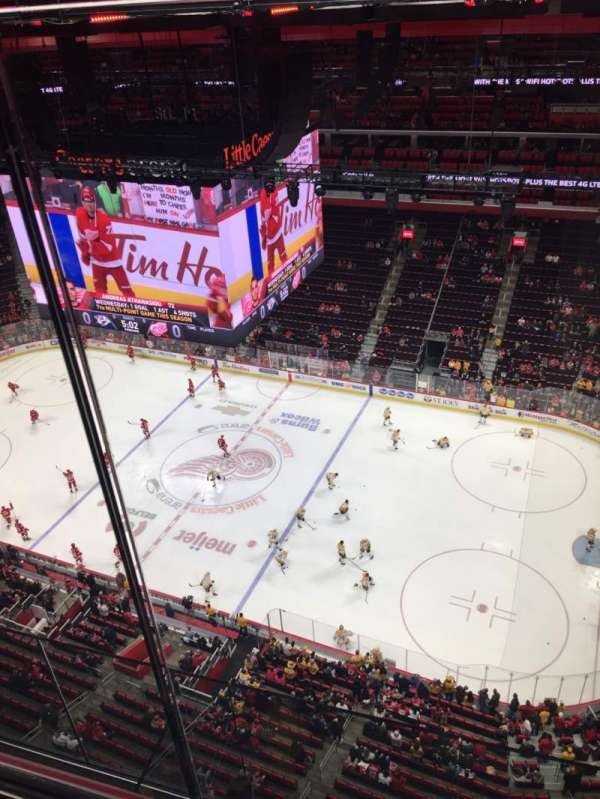 Little Caesars Arena, section: G29, row: 1, seat: 1