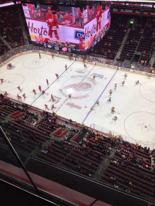 Little Caesars Arena, section: G28, row: 1, seat: 10