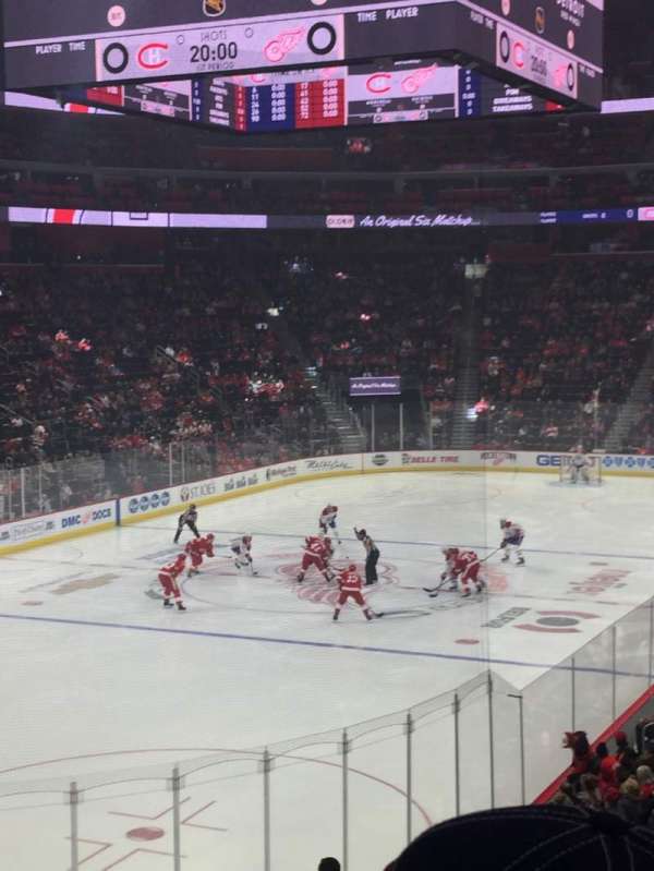 Little Caesars Arena, section: 101, row: 19, seat: 6