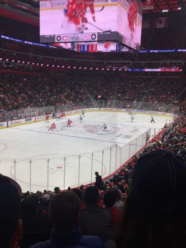 Little Caesars Arena, section: 101, row: 19, seat: 6