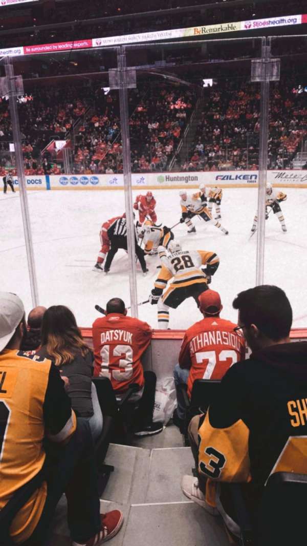 Little Caesars Arena, section: 106, row: 5, seat: 2