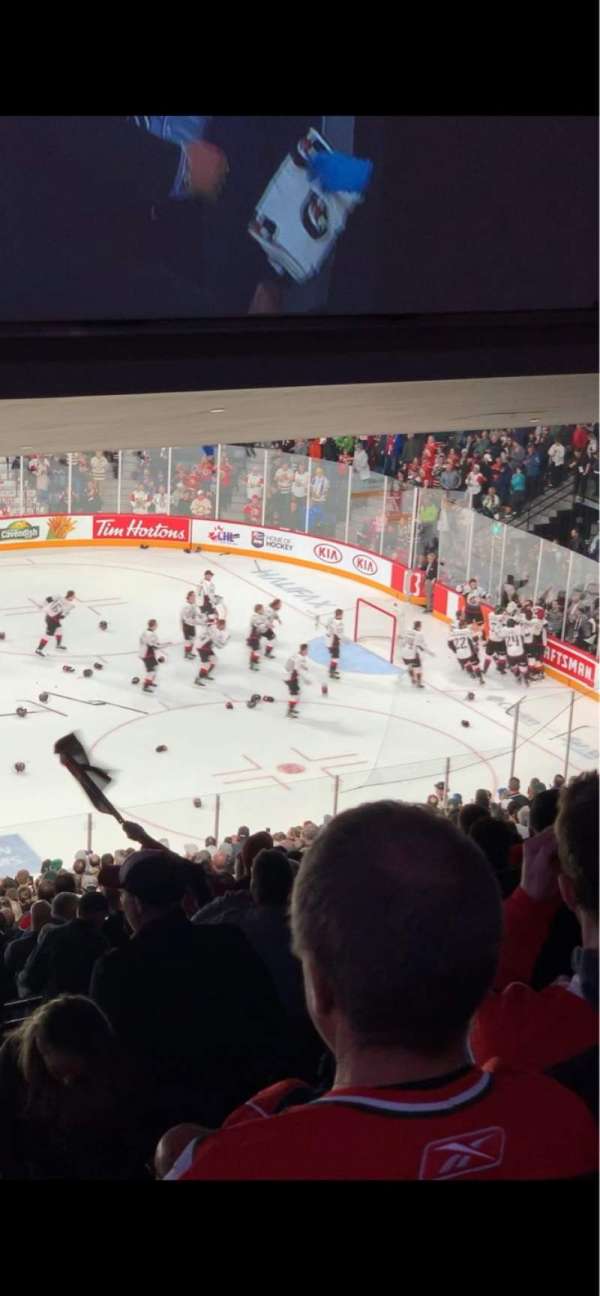 Scotiabank Centre, section: 33, row: O, seat: 6