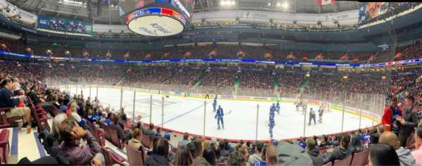Rogers Arena, section: 116, row: 8, seat: 5