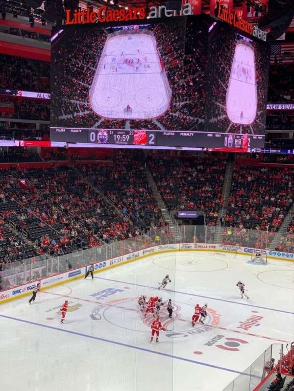 Little Caesars Arena, section: M34, row: B, seat: 11