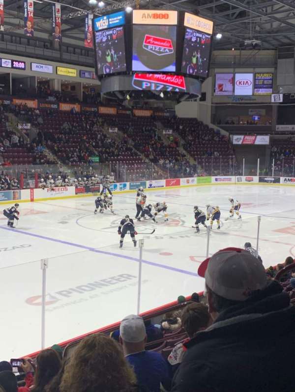 WFCU Centre, section: 106, row: I, seat: 6