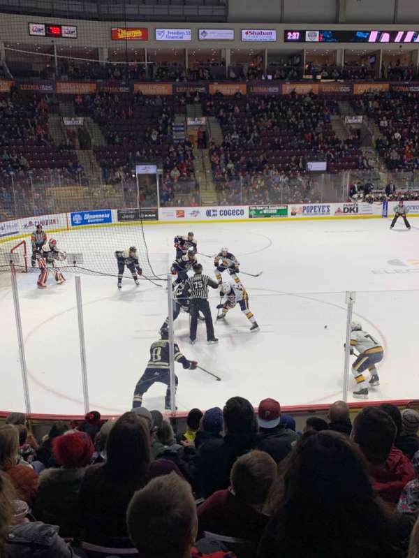 WFCU Centre, section: 106, row: I, seat: 6