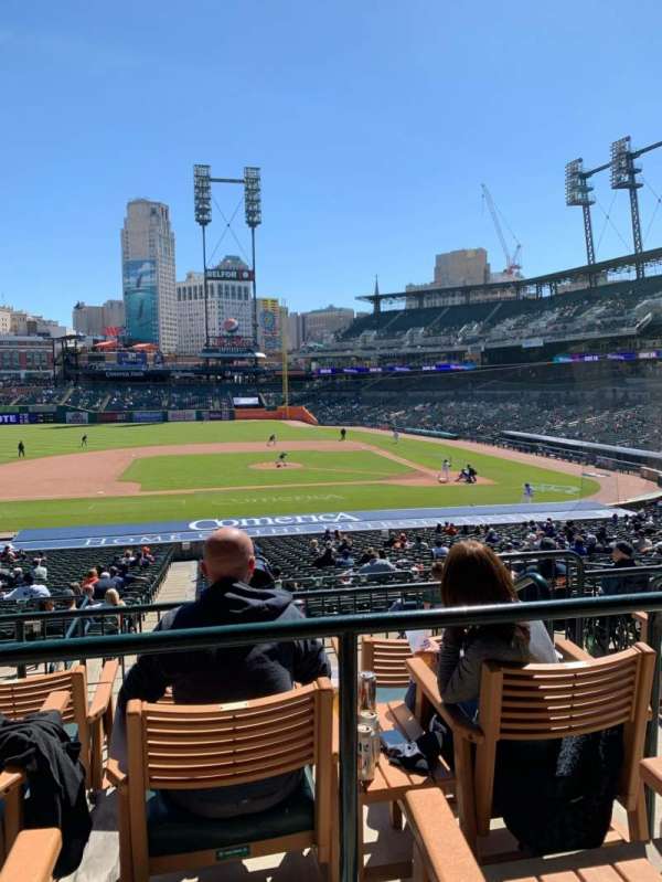 Comerica Park, section: 133A, row: D, seat: 4