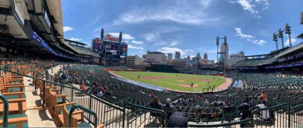 Comerica Park, section: 129A, row: B, seat: 6