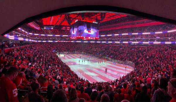 Little Caesars Arena, section: 104, row: 26, seat: 20