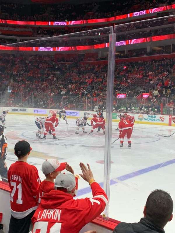 Little Caesars Arena, section: 107, row: 3, seat: 8