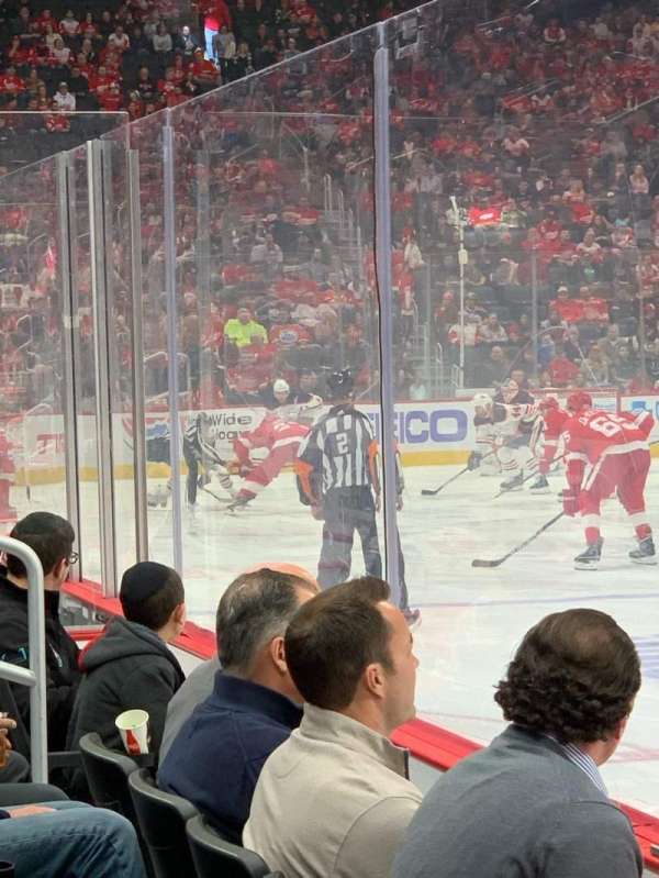 Little Caesars Arena, section: 107, row: 3, seat: 8