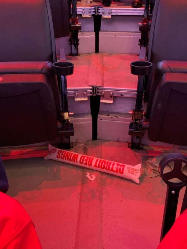 Little Caesars Arena, section: 101, row: 4, seat: 7-8