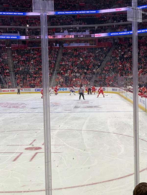 Little Caesars Arena, section: 101, row: 4, seat: 9