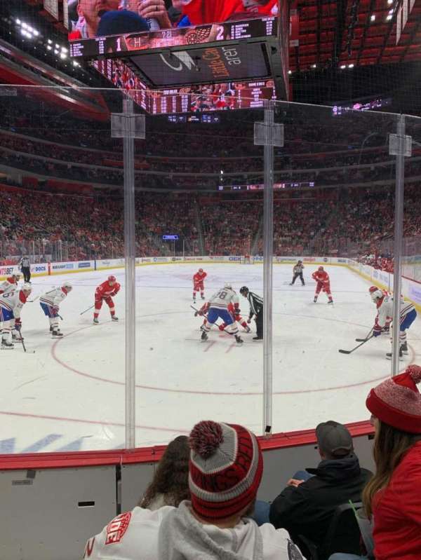 Little Caesars Arena, section: 101, row: 4, seat: 9