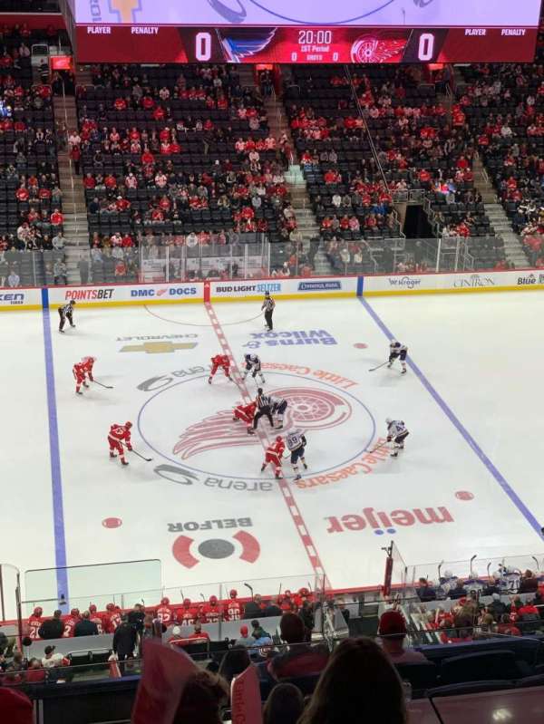 Little Caesars Arena, section: M29, row: 4, seat: 5