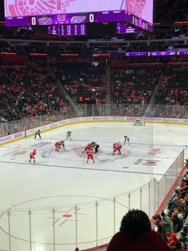 Little Caesars Arena, section: 101, row: 22, seat: 15