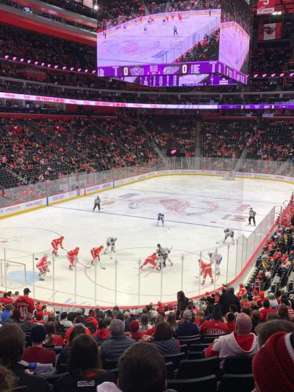 Little Caesars Arena, section: 101, row: 22, seat: 15