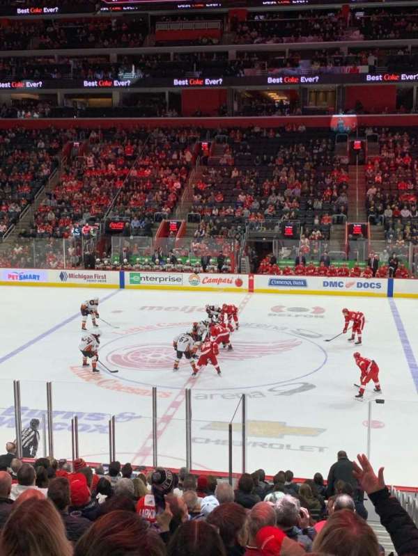 Little Caesars Arena, section: 109, row: 17, seat: 1