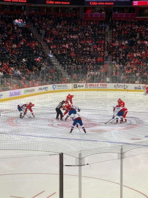 Little Caesars Arena, section: 114, row: 12, seat: 7