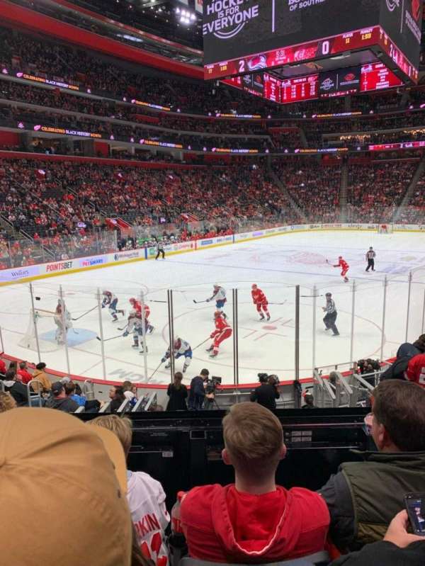 Little Caesars Arena, section: 114, row: 12, seat: 7