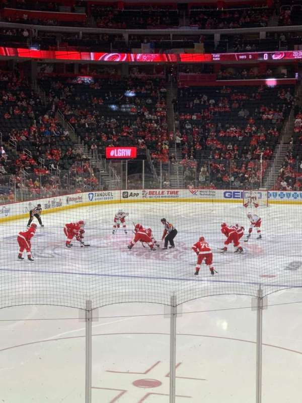 Little Caesars Arena, section: 101, row: 11, seat: 12