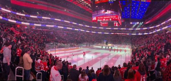 Little Caesars Arena, section: 101, row: 11, seat: 12