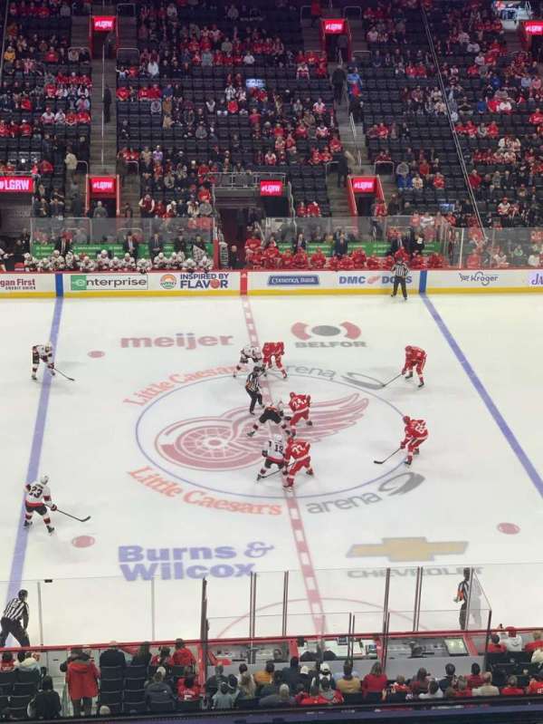 Little Caesars Arena, section: M11, row: 2, seat: 19