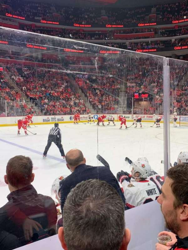 Little Caesars Arena, section: 122, row: 4, seat: 5