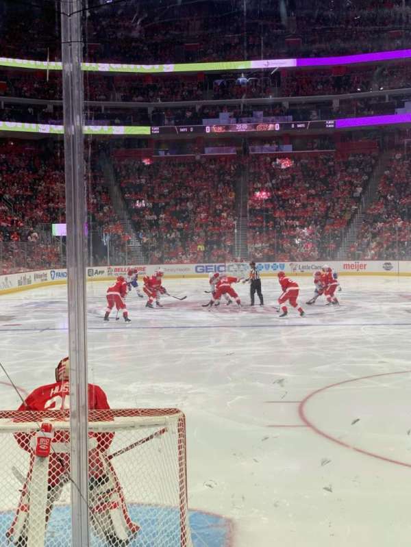 Little Caesars Arena, section: 102, row: 4, seat: 11