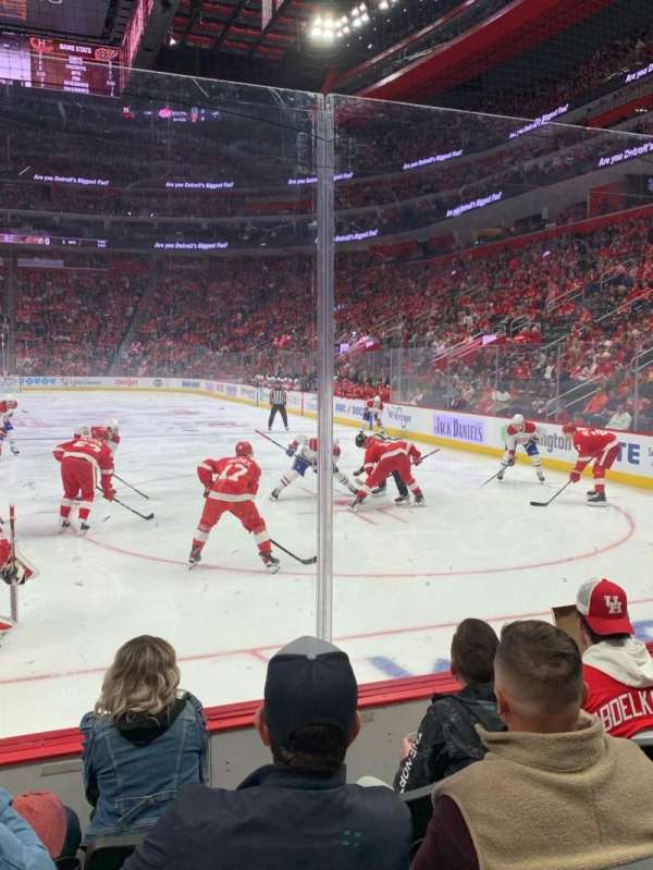 Little Caesars Arena, section: 102, row: 4, seat: 11