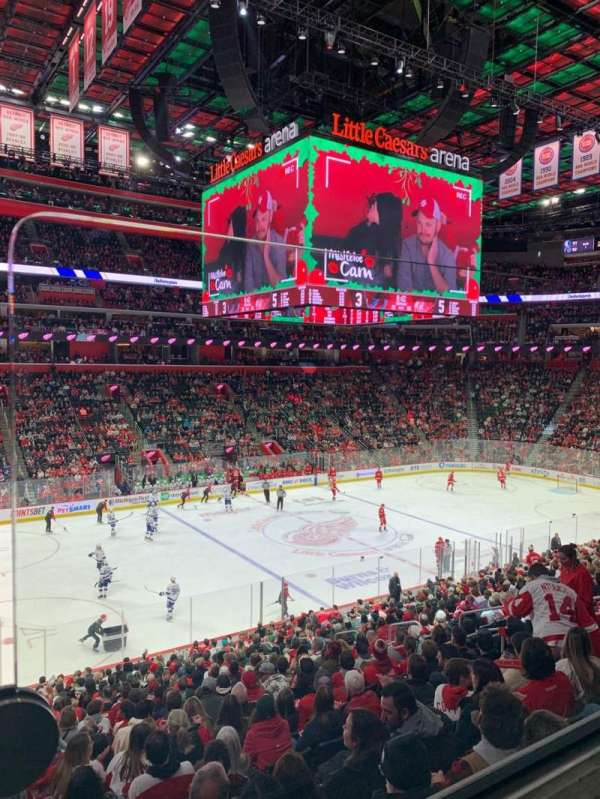 Little Caesars Arena, section: 112, row: 25, seat: 5