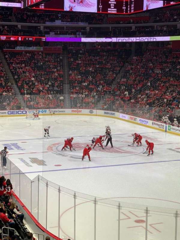 Little Caesars Arena, section: 104, row: 20, seat: 14