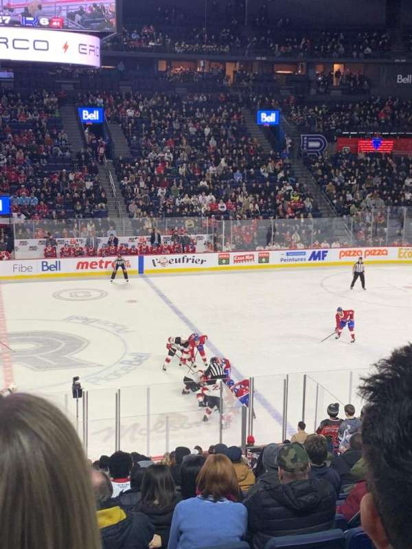 Place Bell, section: 109, row: W, seat: 12