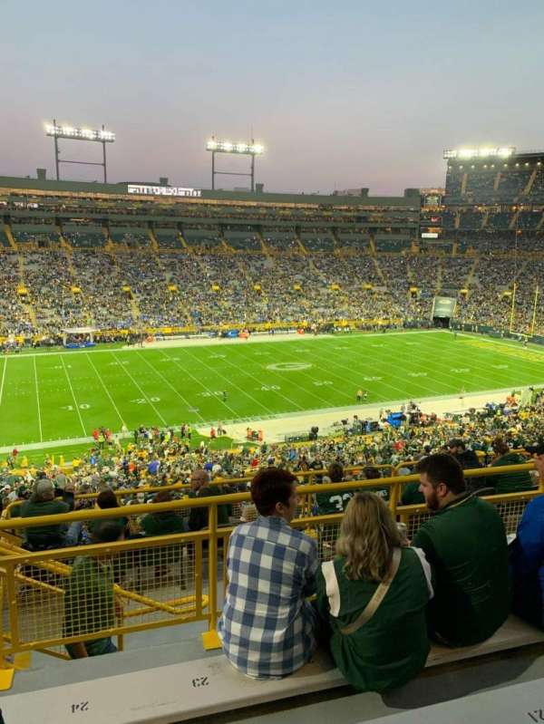 Lambeau Field, section: 320, row: 5, seat: 24