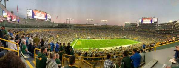 Lambeau Field, section: 320, row: 5, seat: 23