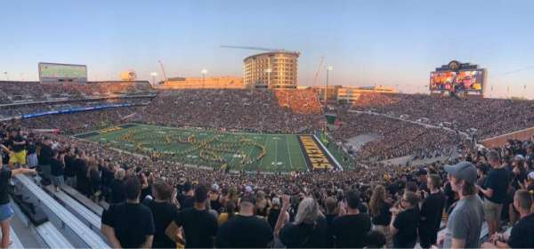 Kinnick Stadium, section: 124, row: 74, seat: 14