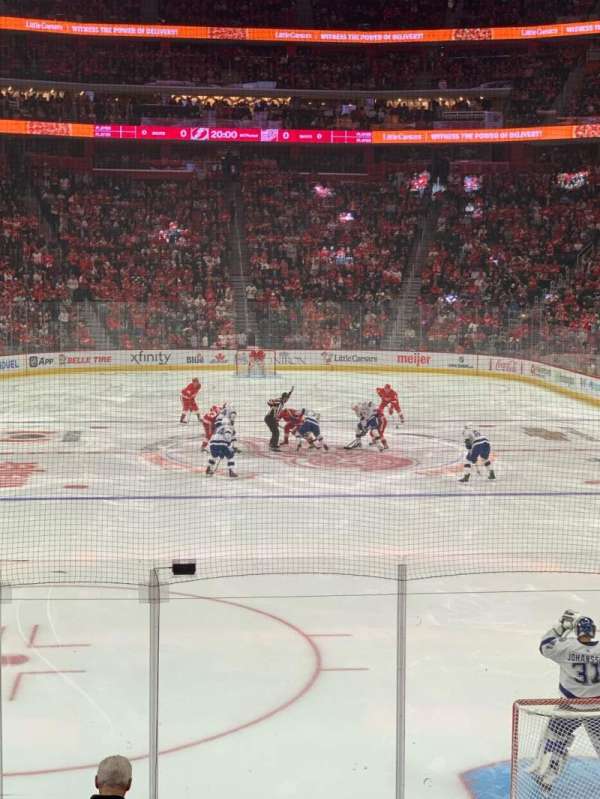 Little Caesars Arena, section: 116, row: 12, seat: 8
