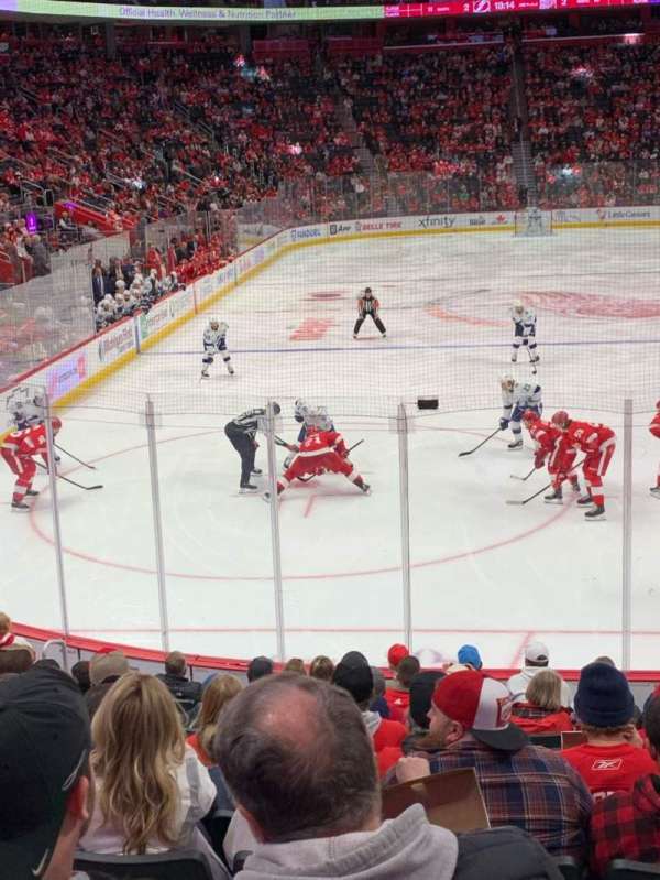 Little Caesars Arena, section: 116, row: 12, seat: 8