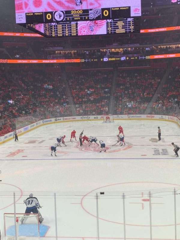 Little Caesars Arena, section: 115, row: 18, seat: 11
