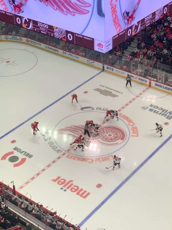 Little Caesars Arena, section: G29, row: 1, seat: 6