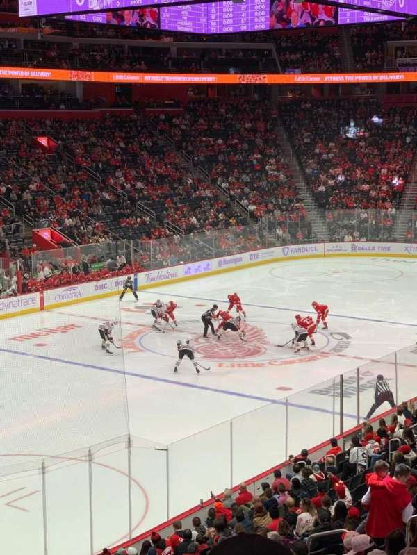 Little Caesars Arena, section: 113, row: 23, seat: 16