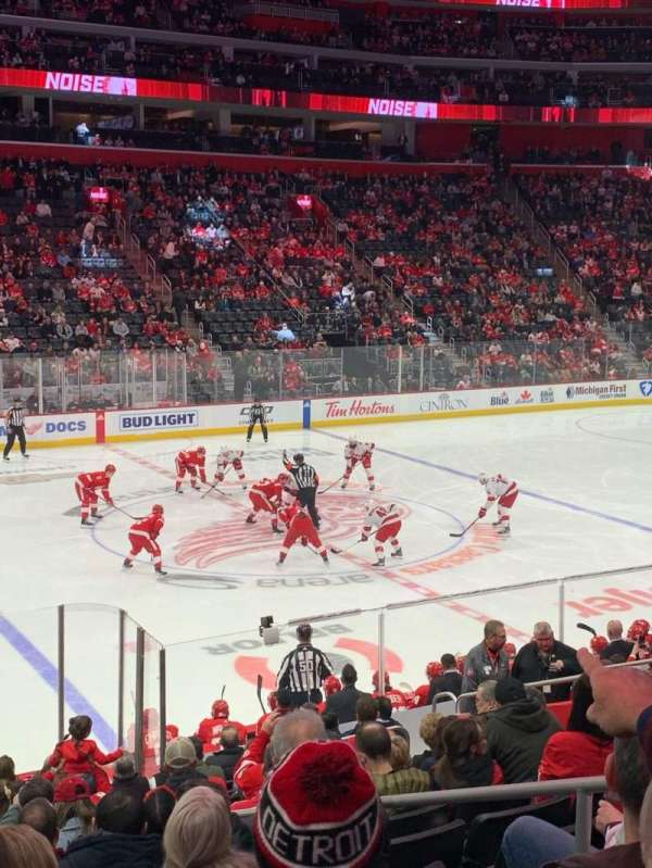 Little Caesars Arena, section: 124, row: 15, seat: 14