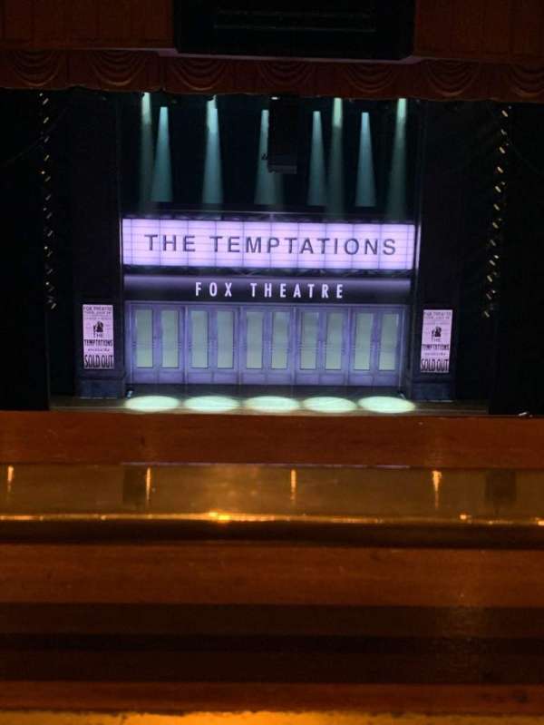 Fisher Theatre, section: Loge LC, row: A, seat: 103