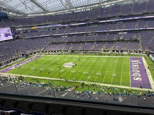 U.S. Bank Stadium, section: 309, row: C, seat: 9