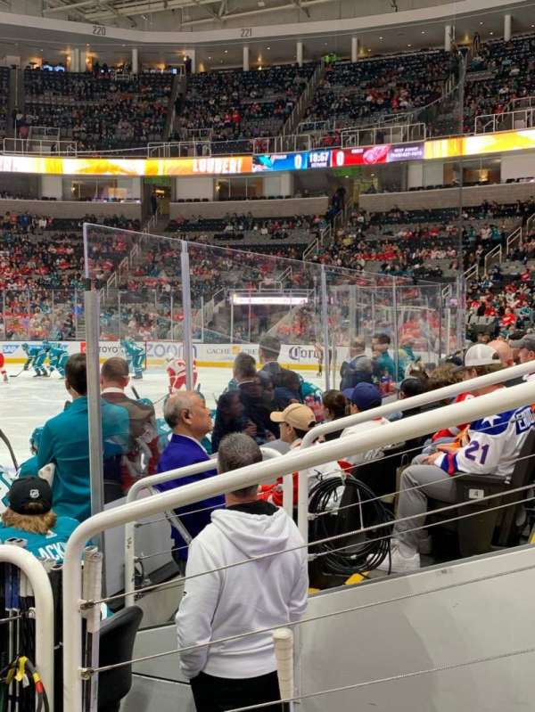 SAP Center, section: 101, row: 5, seat: 16