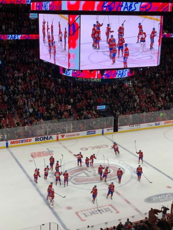 Centre Bell, section: 203, row: F, seat: 9