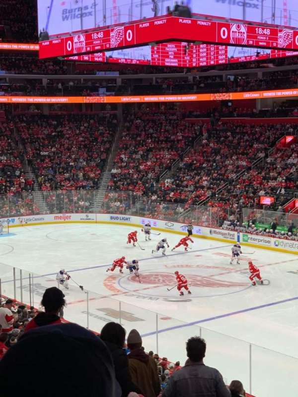 Little Caesars Arena, section: 105, row: 23, seat: 16