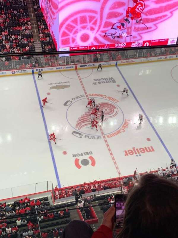 Little Caesars Arena, section: G23, row: 2, seat: 3