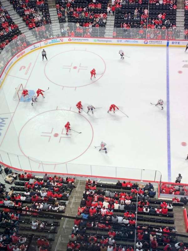 Little Caesars Arena, section: G23, row: 1, seat: 1